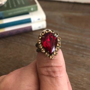 Sorrelli Go Garnet ring